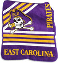 East Carolina Pirates Blanket 50x60 Raschel Throw-0