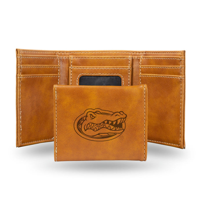 Florida Gators Wallet Trifold Laser Engraved-0