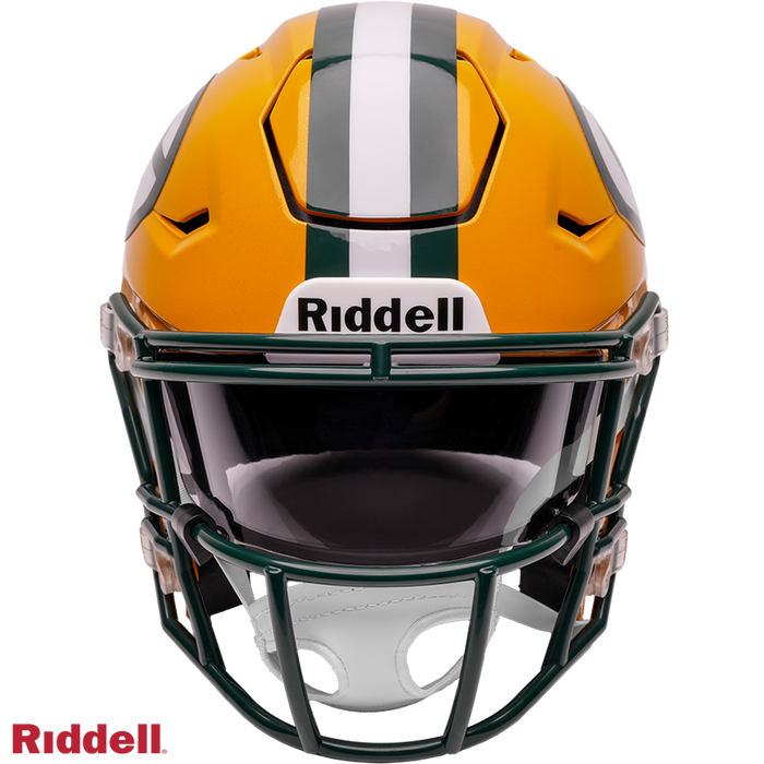 Green Bay Packers Helmet Riddell Replica Mid-Size MIDI SpeedFlex Style-1