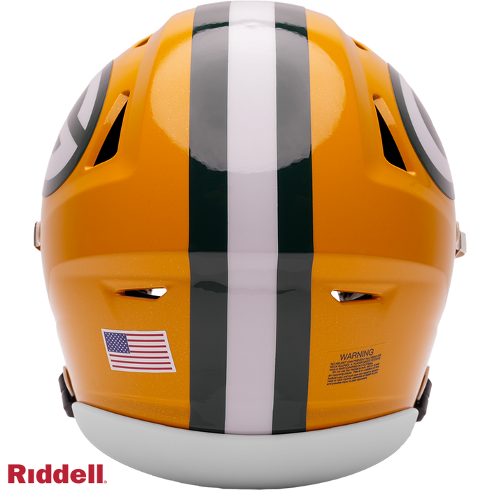Green Bay Packers Helmet Riddell Replica Mid-Size MIDI SpeedFlex Style-2
