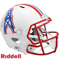 Houston Oilers Helmet Riddell Replica Full Size Speed Style 1981-1998 T/B Special Order-0