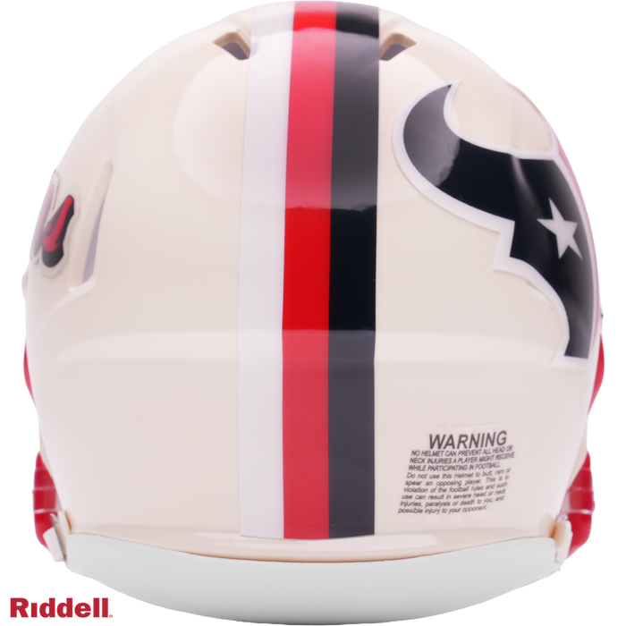 Houston Texans Helmet Riddell Replica Mini Speed Style Retro Collection-3