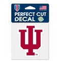 Indiana Hoosiers Decal 4x4 Perfect Cut Color-0