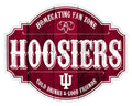 Indiana Hoosiers Sign Wood 12 Inch Homegating Tavern - Special Order-0