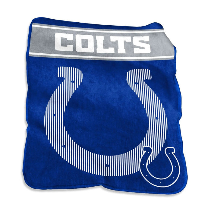 Indianapolis Colts Blanket 60x80 Raschel Throw-0