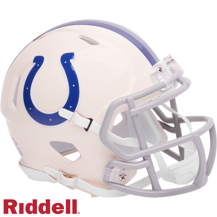 Indianapolis Colts Helmet Riddell Replica Mini Speed Style Retro Collection-0