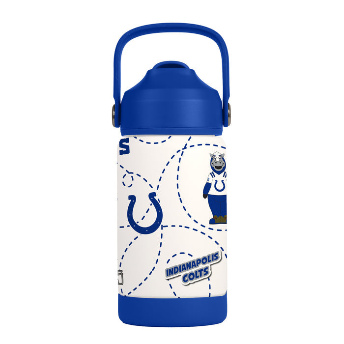 Indianapolis Colts Kids Bottle 12oz Stainless Steel Mascot-0