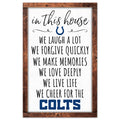 Indianapolis Colts Sign 11x17 Wood In This House-0