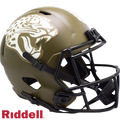 Jacksonville Jaguars Helmet Riddell Replica Full Size Speed Style Salute To Service-0