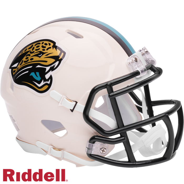 Jacksonville Jaguars Helmet Riddell Replica Mini Speed Style Retro Collection-2