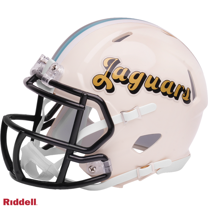 Jacksonville Jaguars Helmet Riddell Replica Mini Speed Style Retro Collection-3