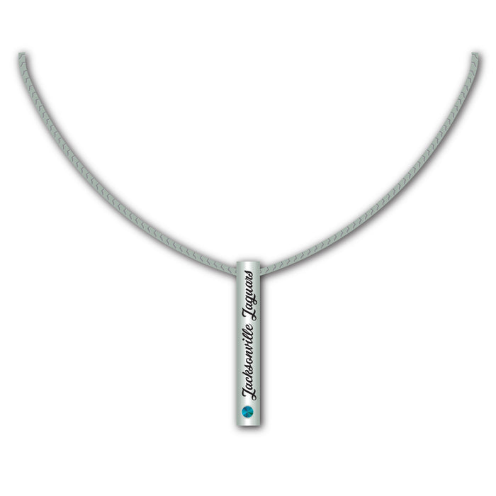 Jacksonville Jaguars Necklace Silver Bar-0