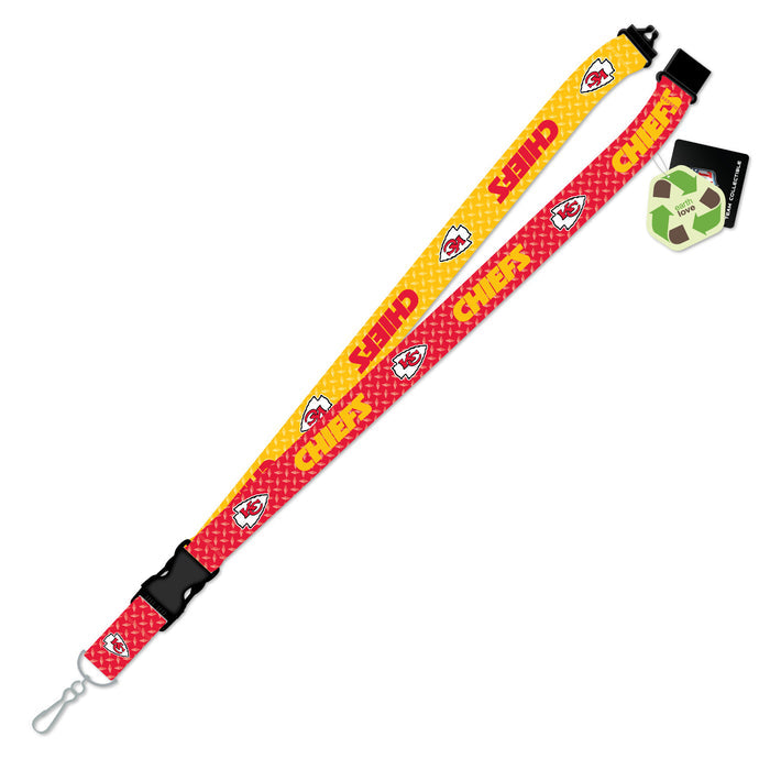 Kansas City Chiefs Lanyard Sustainable Diamond Plate-0