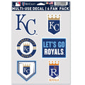 Kansas City Royals Decal Multi Use Fan 6 Pack-0