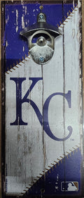 Kansas City Royals Sign Wood 5x11 Bottle Opener Alternate-0