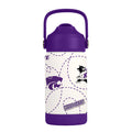 Kansas State Wildcats Kids Bottle 12oz Stainless Steel Mascot-0
