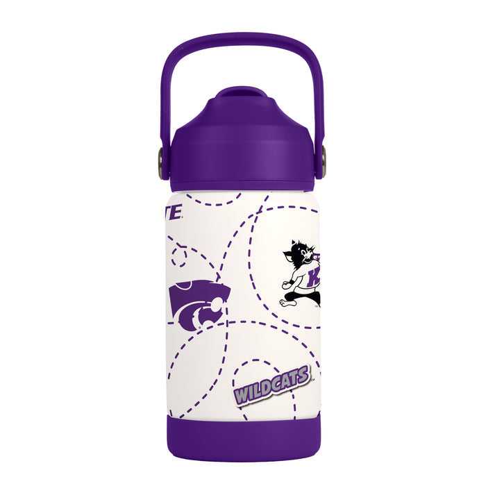 Kansas State Wildcats Kids Bottle 12oz Stainless Steel Mascot-0
