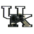 Kentucky Wildcats Auto Emblem - Silver-0