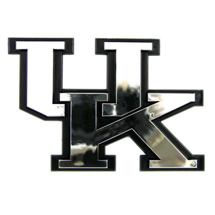 Kentucky Wildcats Auto Emblem - Silver-0