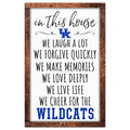 Kentucky Wildcats Sign 11x17 Wood In This House-0