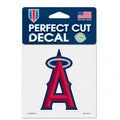 Los Angeles Angels Decal 4x4 Perfect Cut Color-0