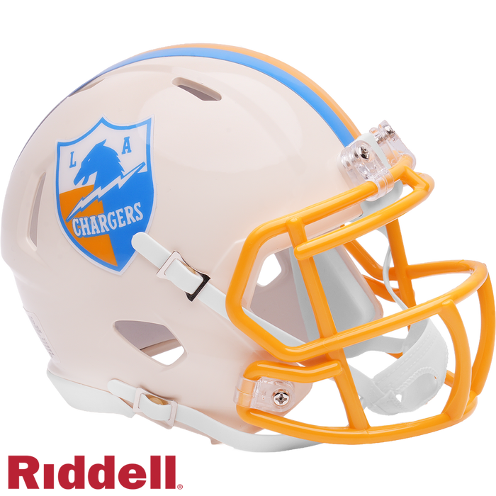Los Angeles Chargers Helmet Riddell Replica Mini Speed Style Retro Collection-0