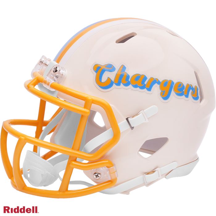Los Angeles Chargers Helmet Riddell Replica Mini Speed Style Retro Collection-2