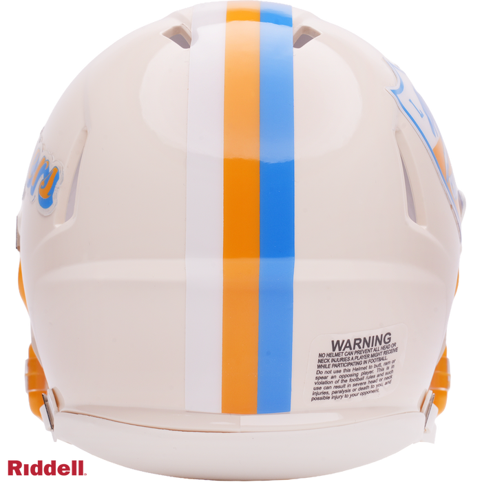 Los Angeles Chargers Helmet Riddell Replica Mini Speed Style Retro Collection-3