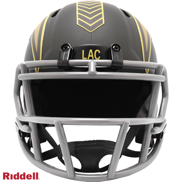 Los Angeles Chargers Helmet Riddell Replica Mini Speed Style Salute To Service 2025-1