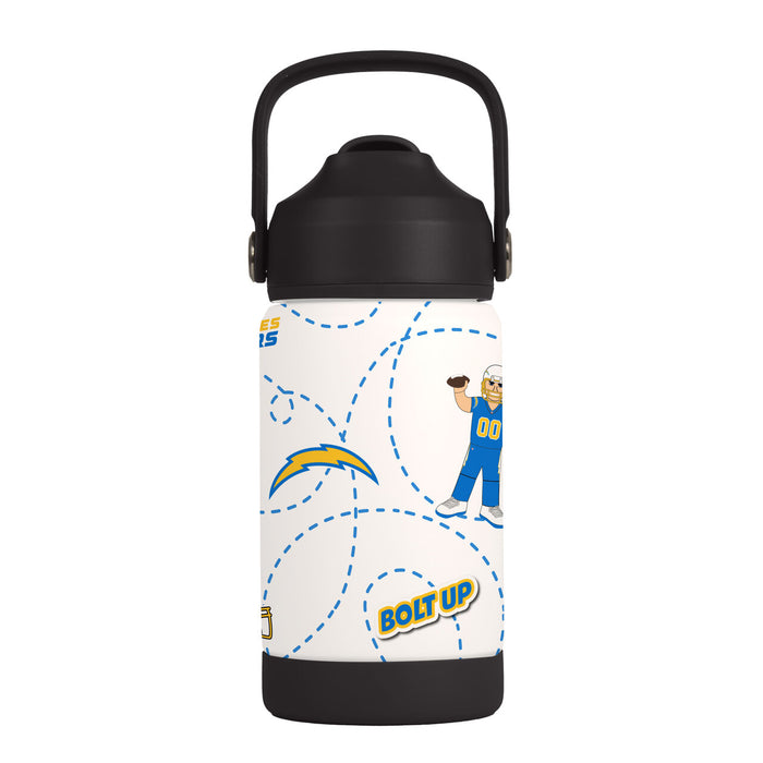 Los Angeles Chargers Kids Bottle 12oz Stainless Steel Mascot-0