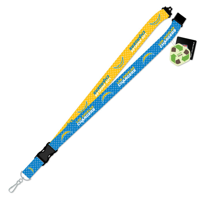 Los Angeles Chargers Lanyard Sustainable Diamond Plate-0