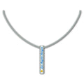 Los Angeles Chargers Necklace Silver Bar-0