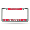 Los Angeles Clippers License Plate Frame Chrome Printed Insert-0