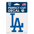 Los Angeles Dodgers Decal 4x4 Perfect Cut Color-0