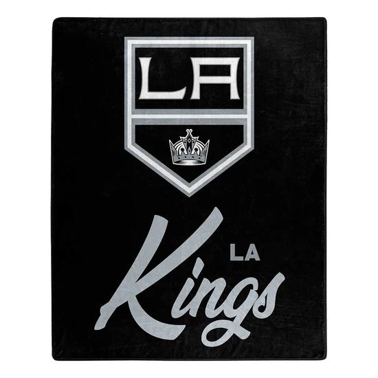 Los Angeles Kings Blanket 50x60 Raschel Signature Design-0
