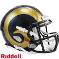 Los Angeles Rams Helmet Riddell Replica Mini Speed Style 2000-2016 T/B-0