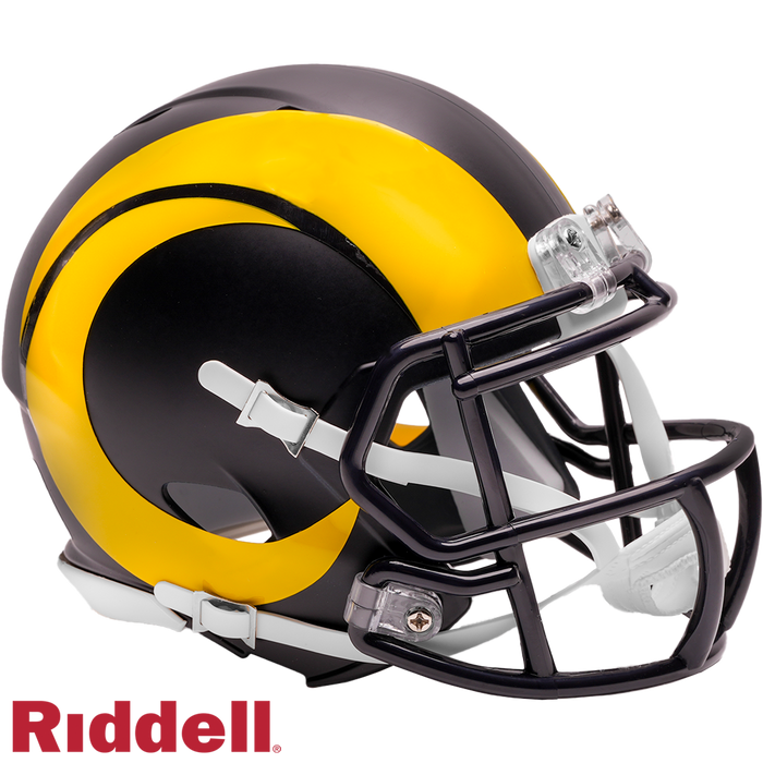 Los Angeles Rams Helmet Riddell Replica Mini Speed Style Rivalry Alternate 2025-0