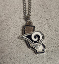 Los Angeles Rams Necklace State Design-0
