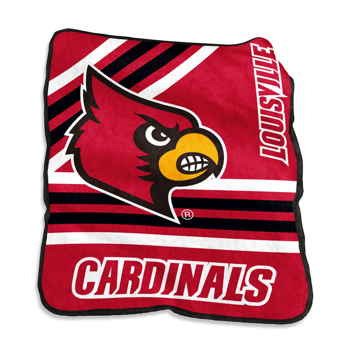 Louisville Cardinals Blanket 50x60 Raschel Throw-0