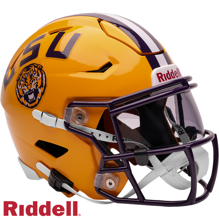 LSU Tigers Helmet Riddell Replica Mid-Size MIDI SpeedFlex Style-0