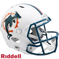 Miami Dolphins Helmet Riddell Replica Full Size Speed Style 1997-2012 T/B-0