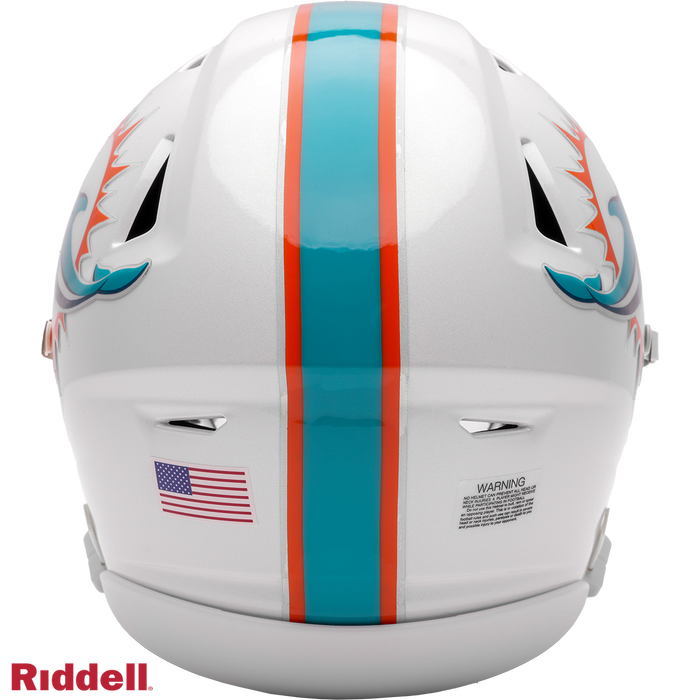 Miami Dolphins Helmet Riddell Replica Mid-Size MIDI SpeedFlex Style-2