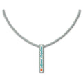 Miami Dolphins Necklace Silver Bar-0