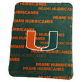 Miami Hurricanes Blanket 50x60 Fleece Classic-0
