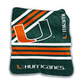 Miami Hurricanes Blanket 50x60 Raschel Throw-0