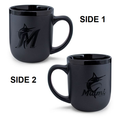 Miami Marlins Coffee Mug 17oz Matte Black-0