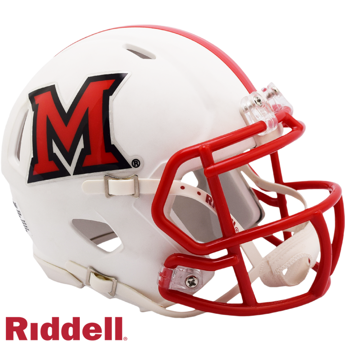 Miami of Ohio Redhawks Helmet Riddell Replica Mini Speed Style-0