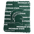 Michigan State Spartans Blanket 50x60 Fleece Classic-0