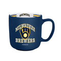 Milwaukee Brewers Coffee Mug 15oz Stripe Design-0