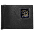 Milwaukee Brewers Wallet Leather Billfold Clip Wallet-0
